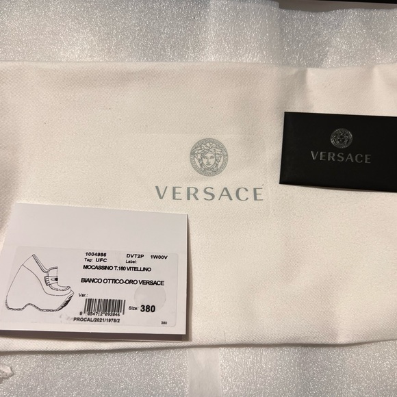 Versace: Medusa Triplatform Wedge - Picture 16 of 16